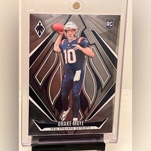 DRAKE MAYE 2024 PANINI PHOENIX FOOTBALL ROOKIE CARD-NEW ENGLAND PATRIOTS